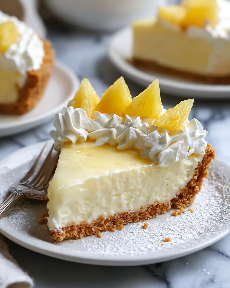 Pineapple Right Side Up Cheesecake Recipe - Recipe Image