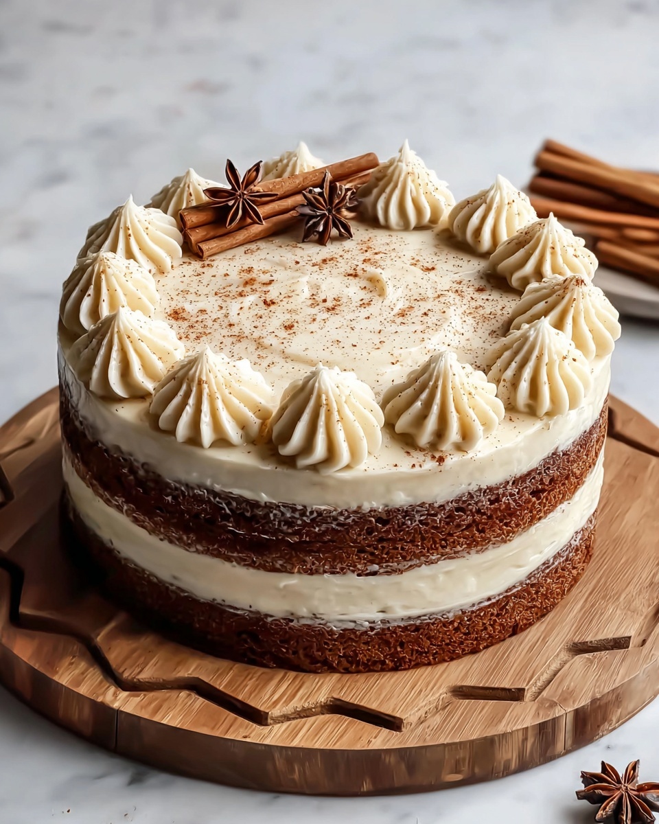 Spiced Brown Sugar Chai Layer Cake Recipe - Recipe Image