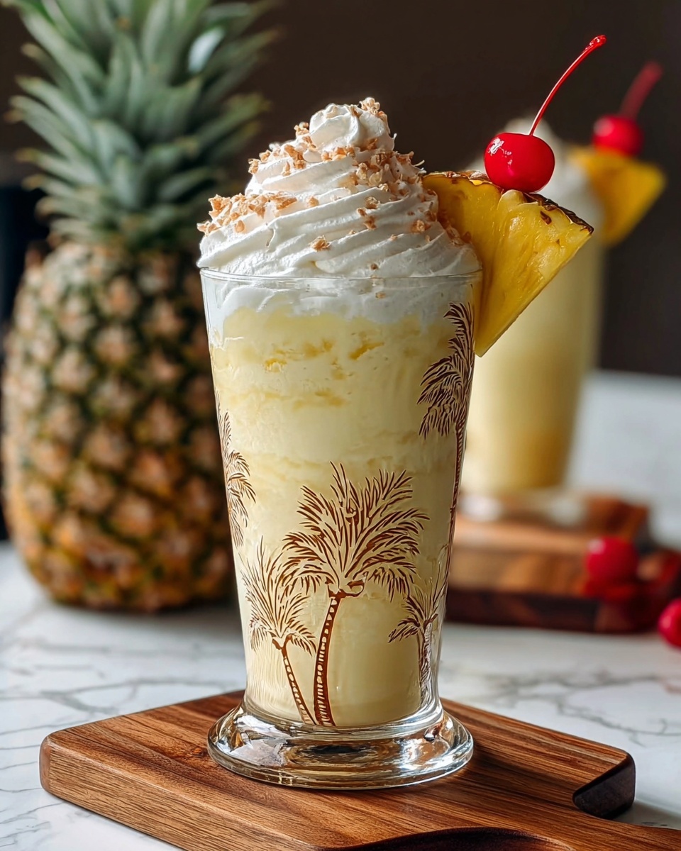 Pina Colada Milkshake: The Ultimate Tropical Treat Recipe - Recipe Image