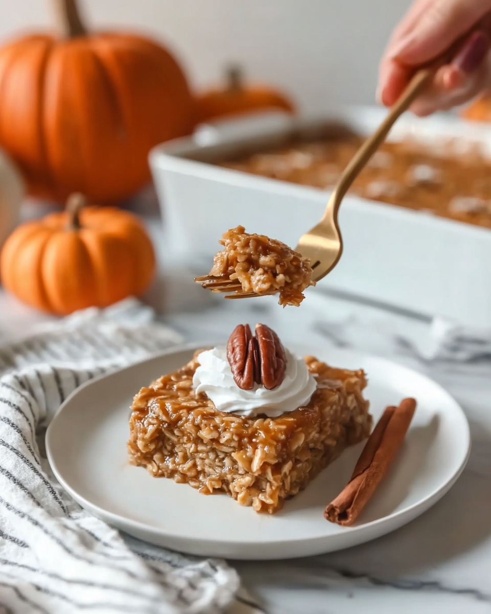 Pumpkin Baked Oatmeal Recipe - Recipe Image