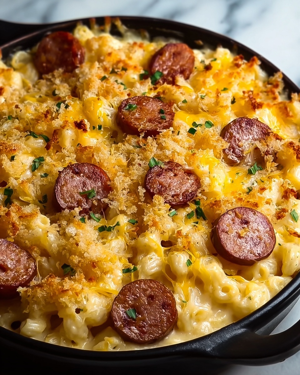 Cheesy Kielbasa Hashbrown Casserole Recipe - Recipe Image