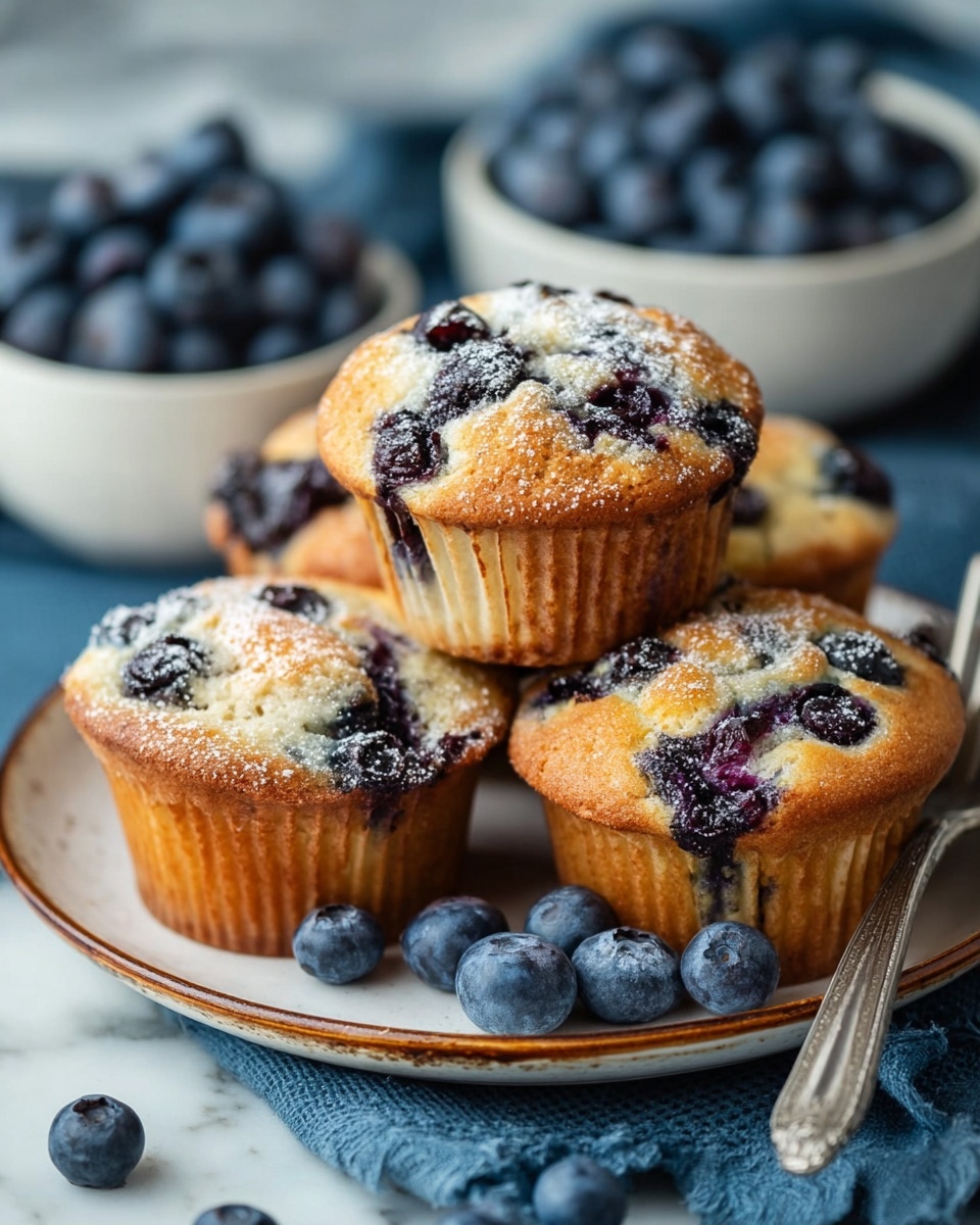 Vanilla Blueberry Protein Muffins: The Perfect Healthy Breakfast Recipe - Recipe Image