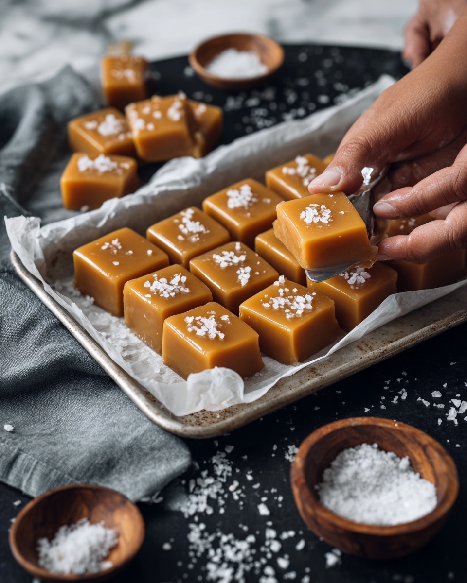 Easy Salted Caramels Recipe - Recipe Image