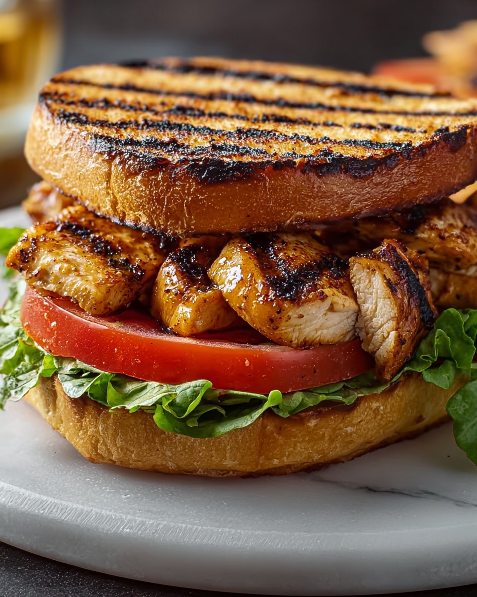 Grilled Mojo Chicken Cuban Sandwich Recipe - Recipe Image