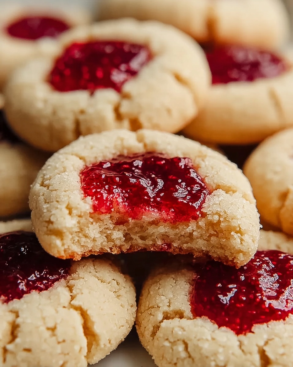 Raspberry Vanilla Butter Cookies Recipe - Recipe Image
