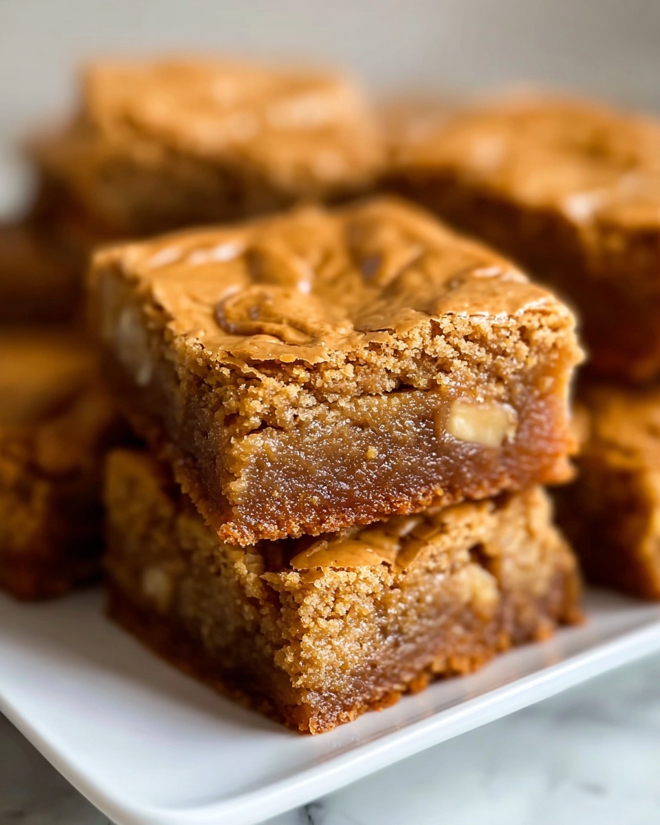Vegan Cinnamon Chickpea Blondies Recipe - Recipe Image