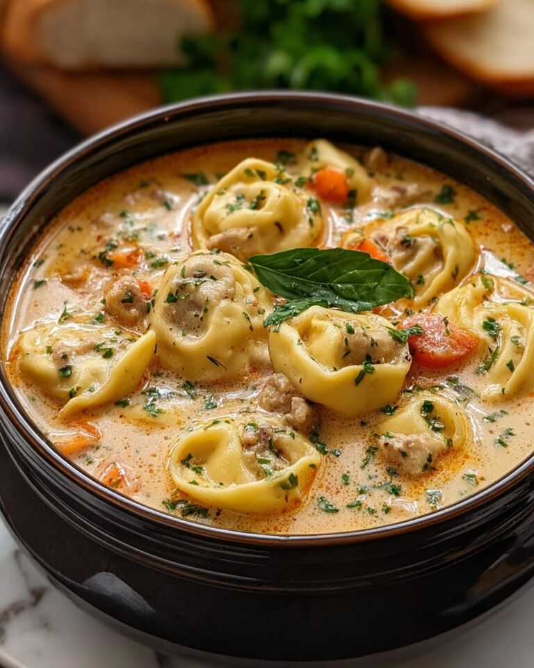 Slow Cooker Creamy Tortellini Soup Recipe
