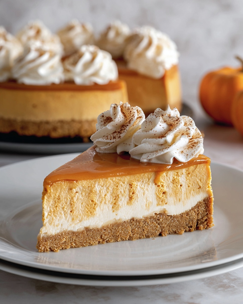 No-Bake Pumpkin Cheesecake Recipe - Recipe Image