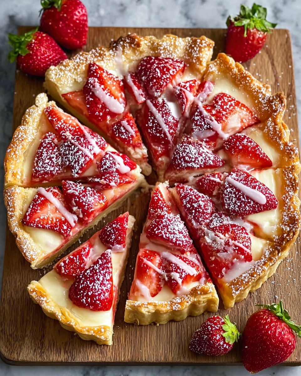 Strawberry Cream Cheese Danish Pastries Recipe - Recipe Image