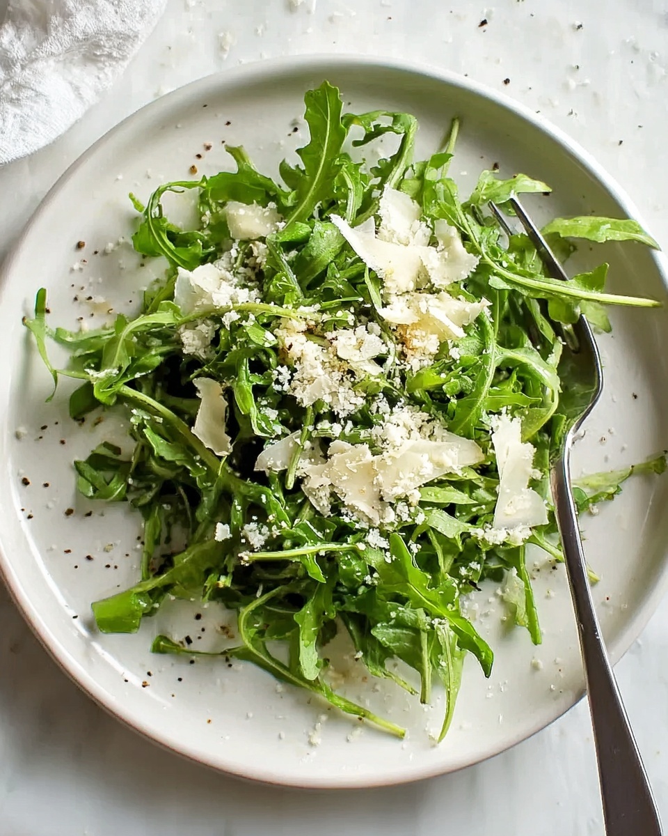 Arugula Salad with Shaved Parmesan and Choice of Dressings Recipe - Recipe Image