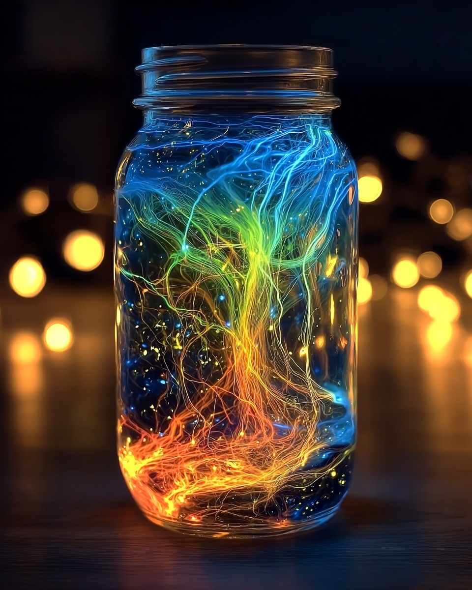 Glowing Fireworks in a Jar Recipe - Recipe Image