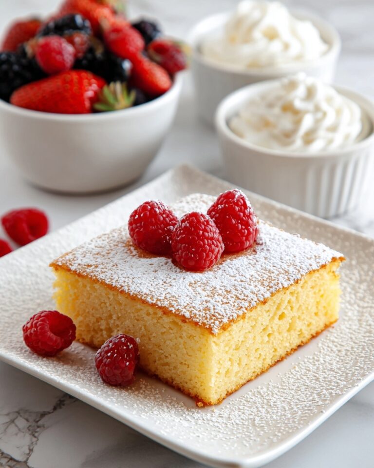 Hot Milk Cake Recipe