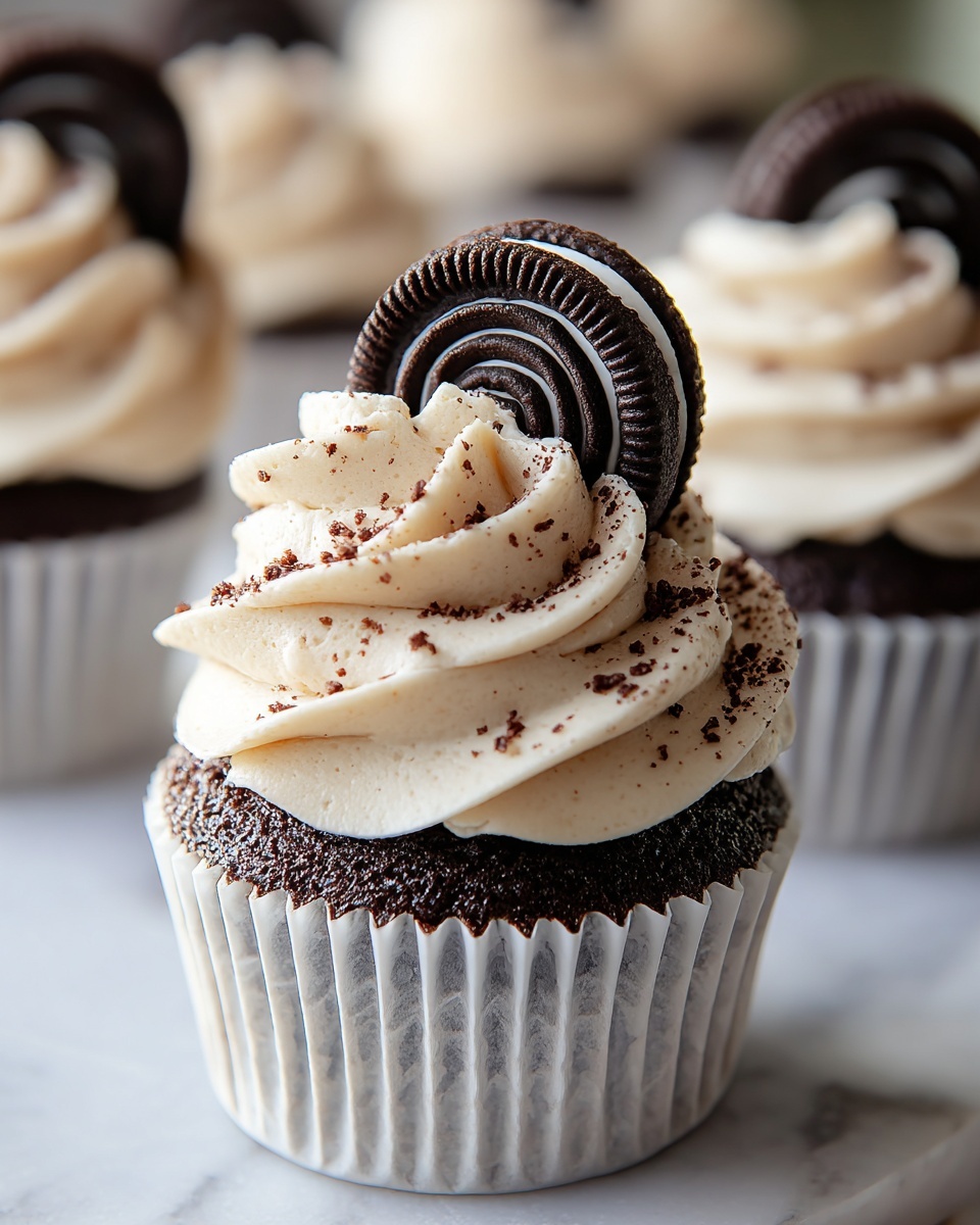 Cookies and Cream Cupcakes Recipe - Recipe Image