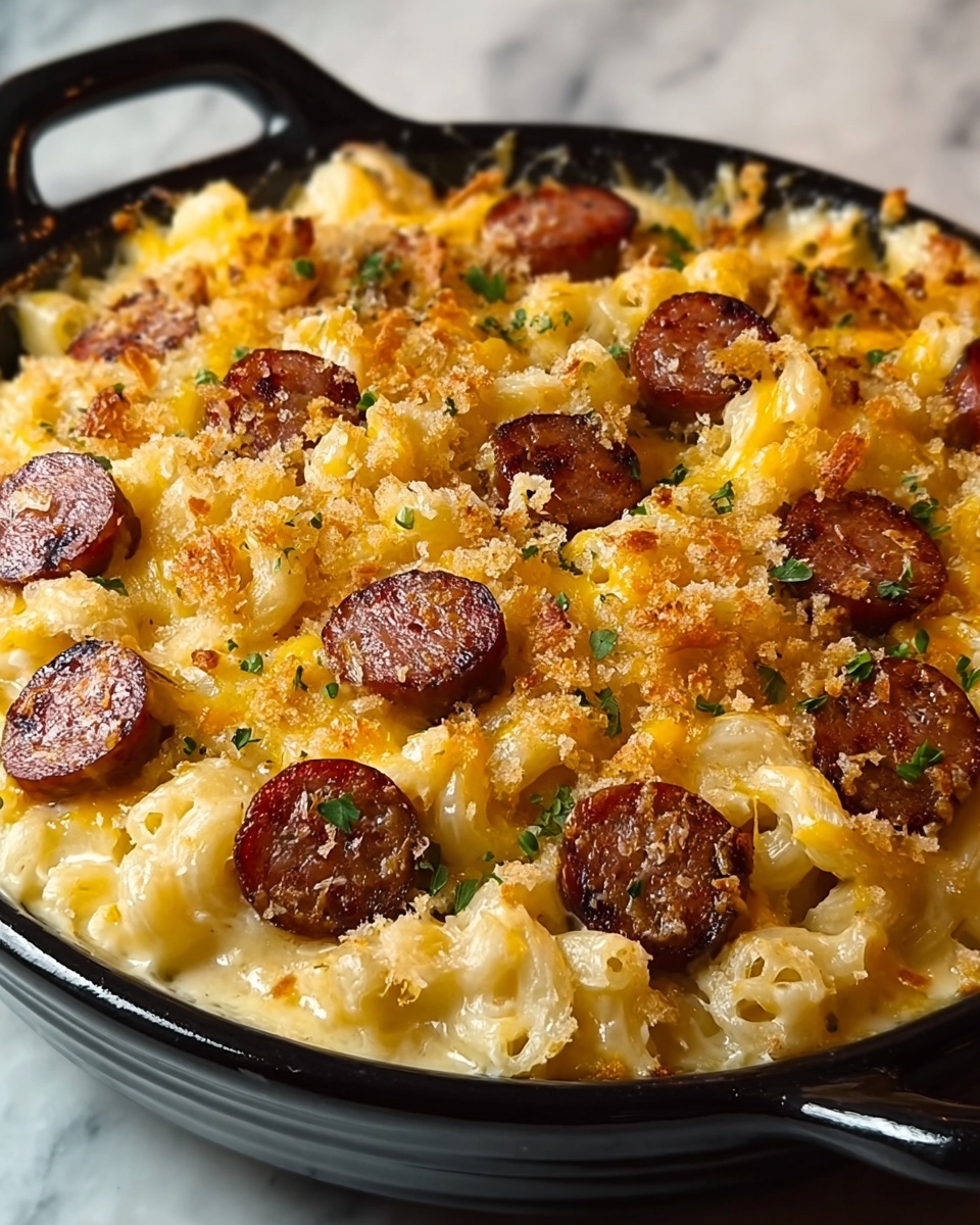 Cheesy Kielbasa Hashbrown Casserole Recipe - Recipe Image