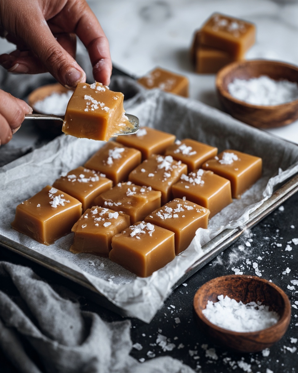 Easy Salted Caramels Recipe - Recipe Image