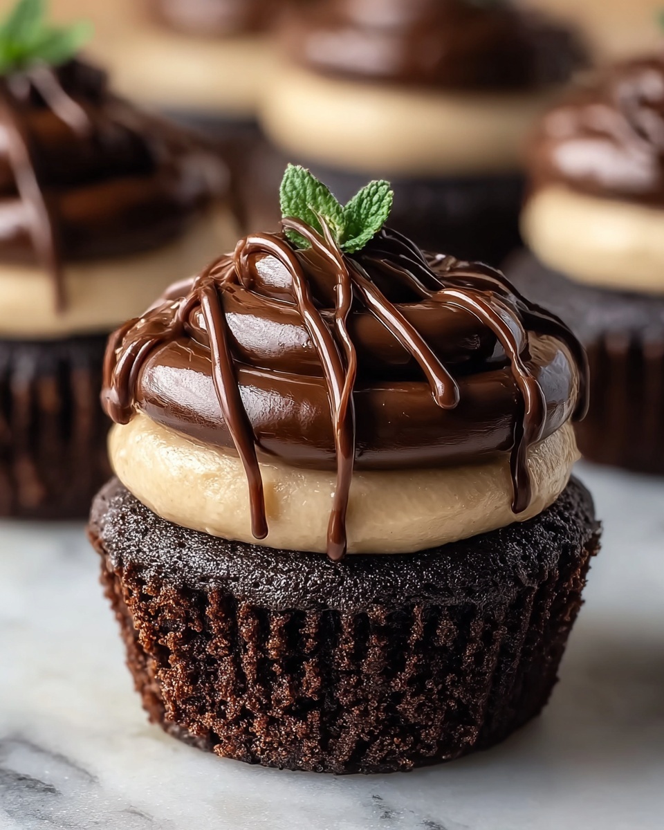 Brownie Cupcake Cheesecakes Recipe - Recipe Image
