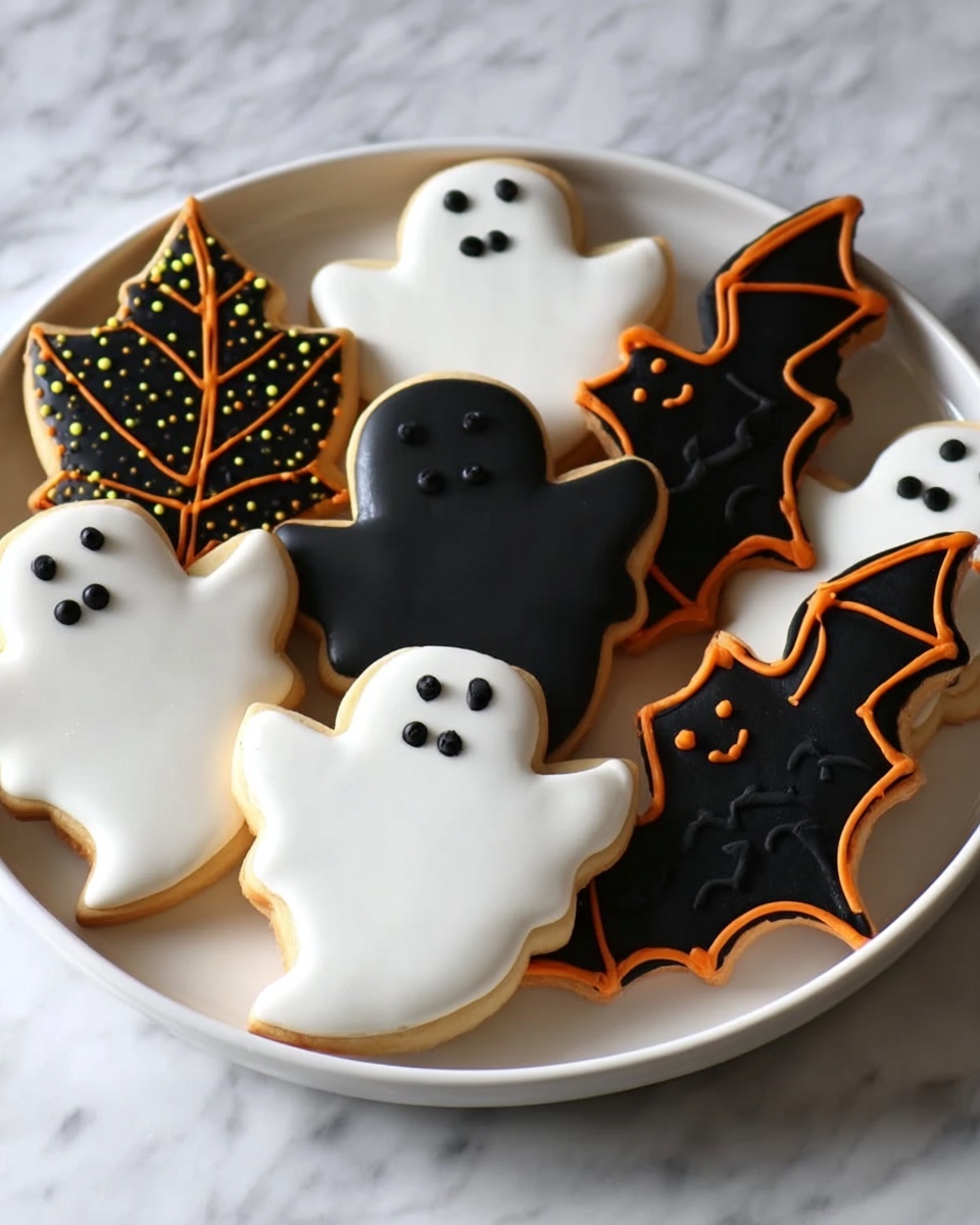 Halloween Royal Icing Cookies Recipe - Recipe Image