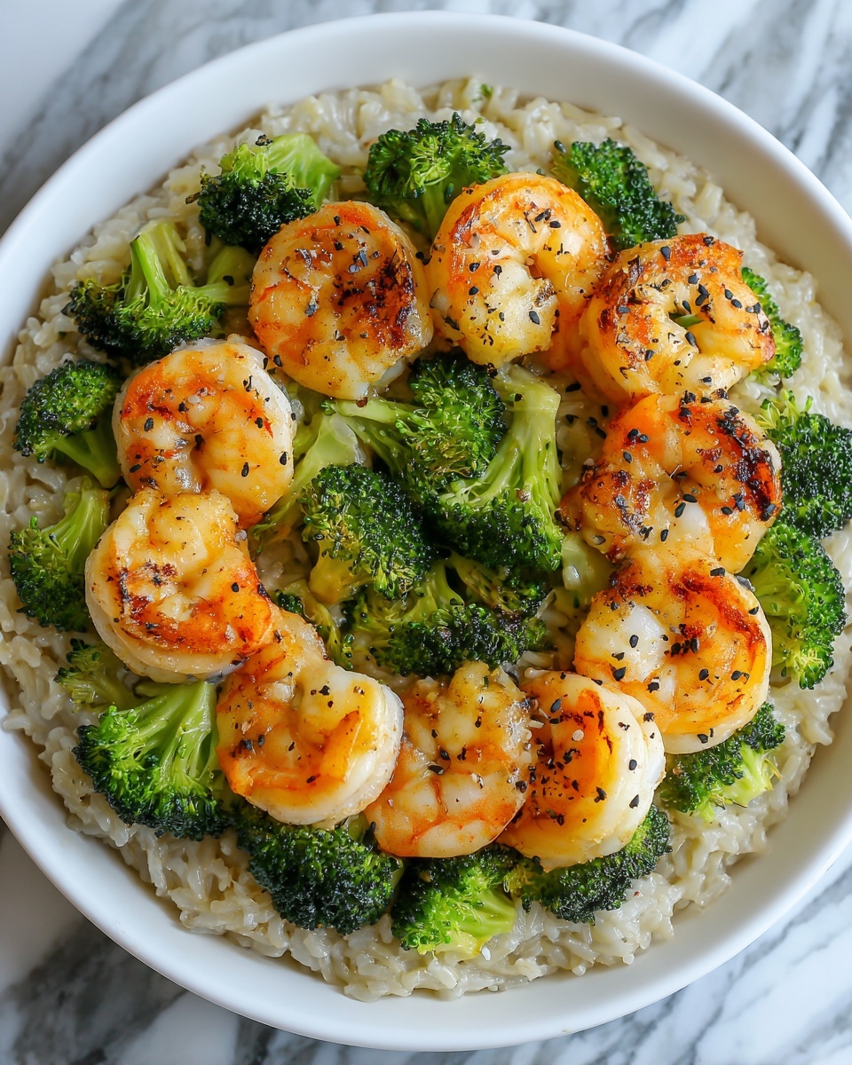 One-Pot Garlicky Shrimp & Broccoli Recipe - Recipe Image