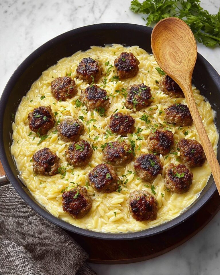 One Pan Chicken Meatballs in Marinara with Mozzarella Recipe