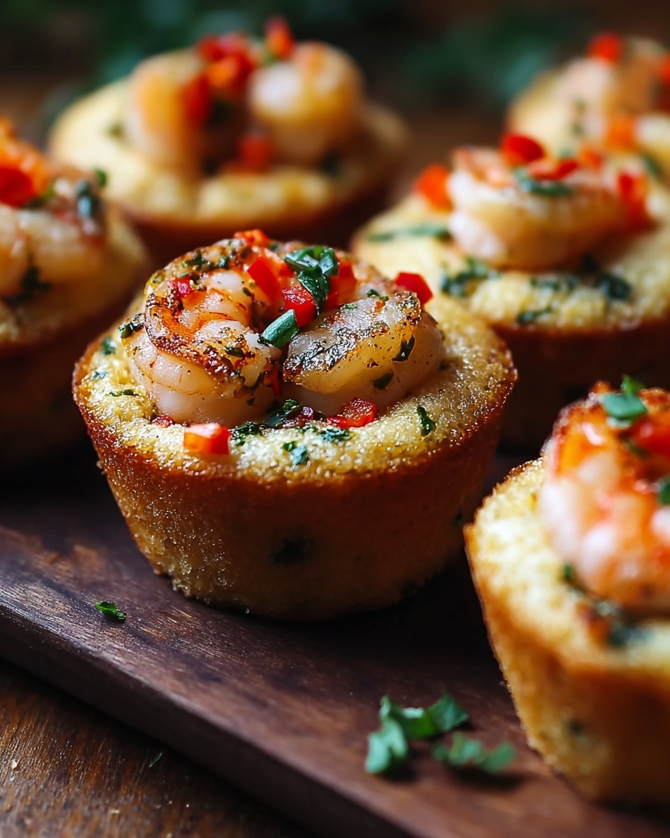 Mini Deviled Crab Cornbread Muffins Recipe - Recipe Image