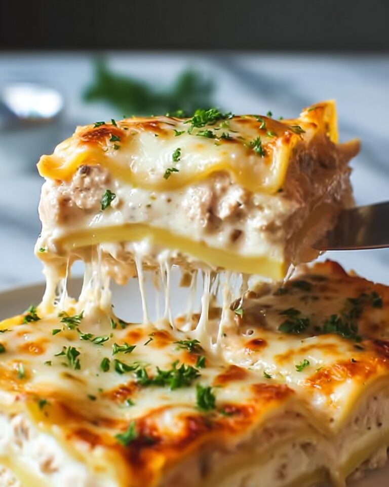 Garlic Chicken Lasagna Twirls Recipe
