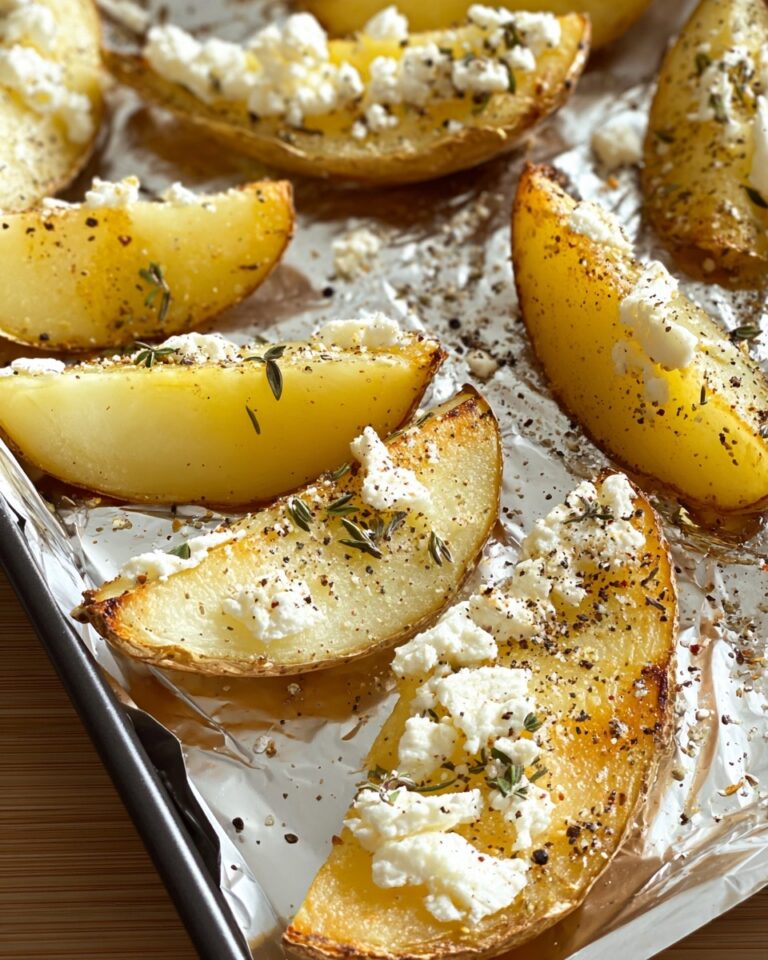 Parmesan Baked Potato Wedges Recipe
