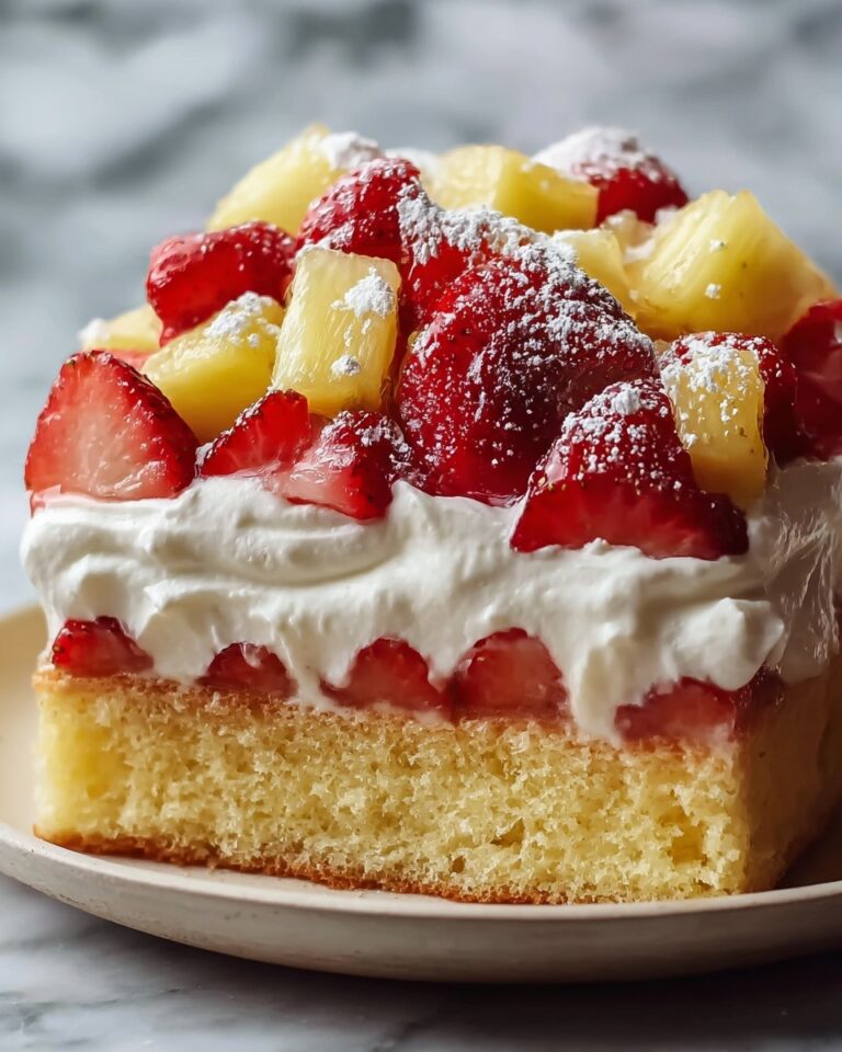 Tropical Strawberry Pineapple Shortcake Recipe