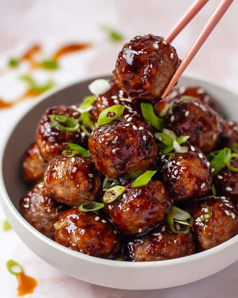 Asian Glazed Turkey Meatballs Recipe