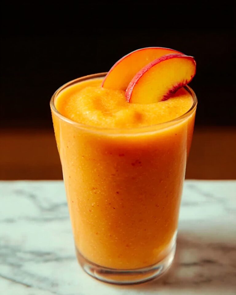 5-Minute Peach Smoothie Recipe : Fresh & Easy Recipe