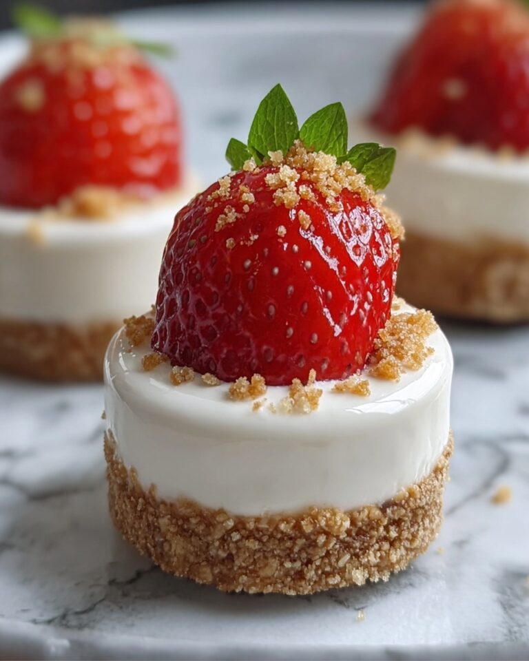 Mini Cheesecake-Stuffed Strawberries Recipe
