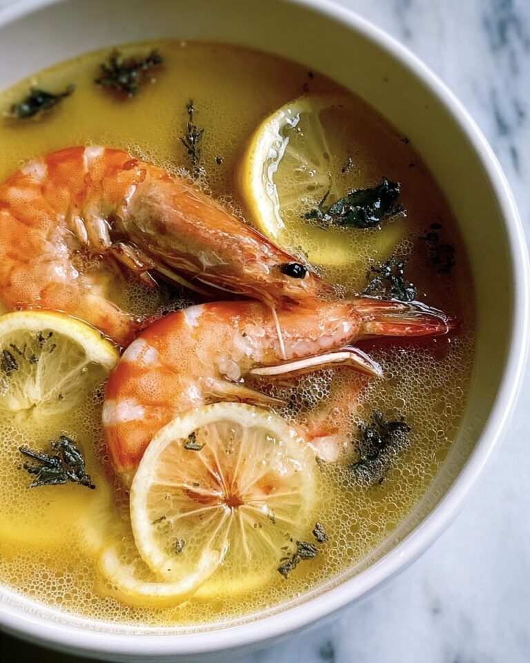 Prosecco Butter Poached Shrimp Recipe