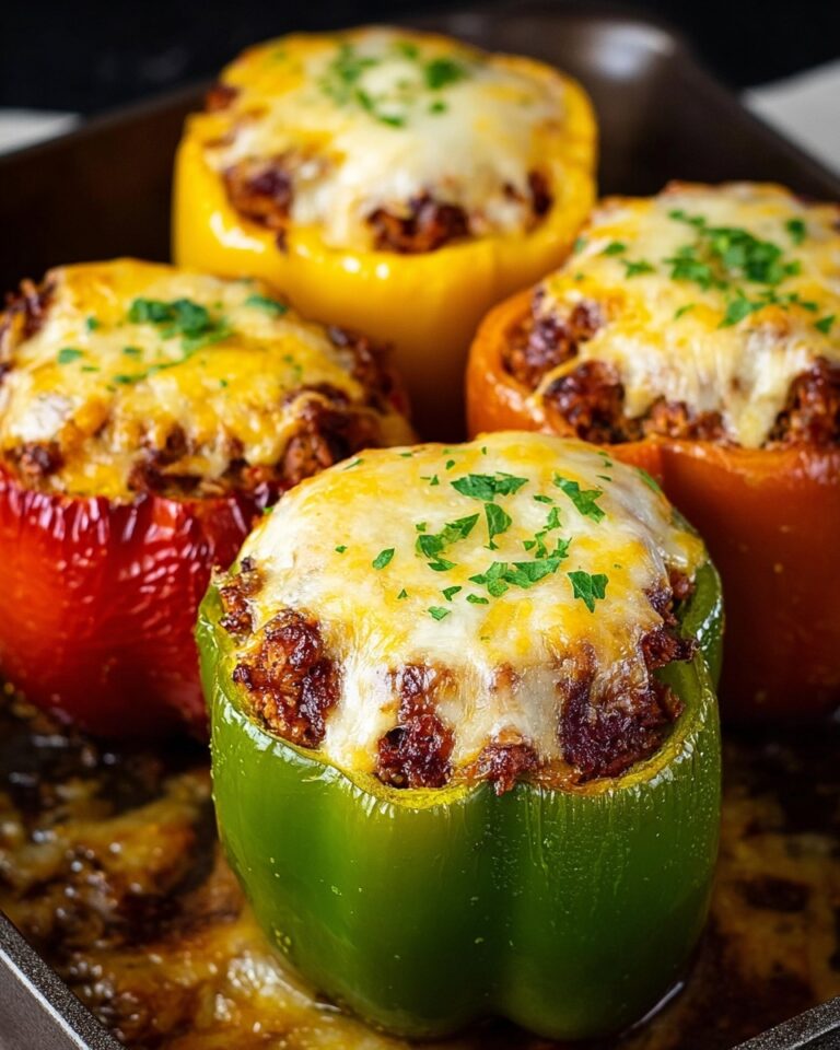 Stuffed Bell Peppers with Cheese Recipe