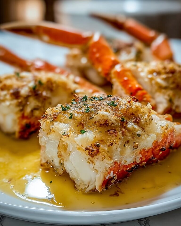 Garlic Butter Baked Crab Legs Recipe