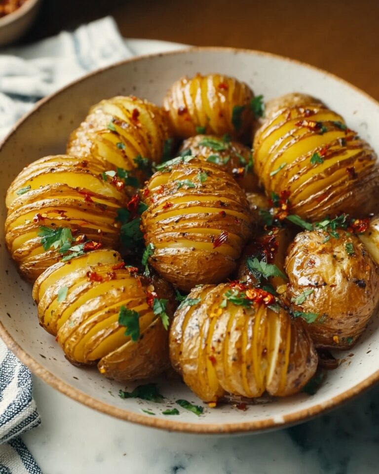 Salt & Pepper Mini Hasselback Potatoes with Cajun Dip Recipe