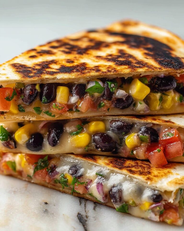 Black Bean Veggie Quesadilla Recipe