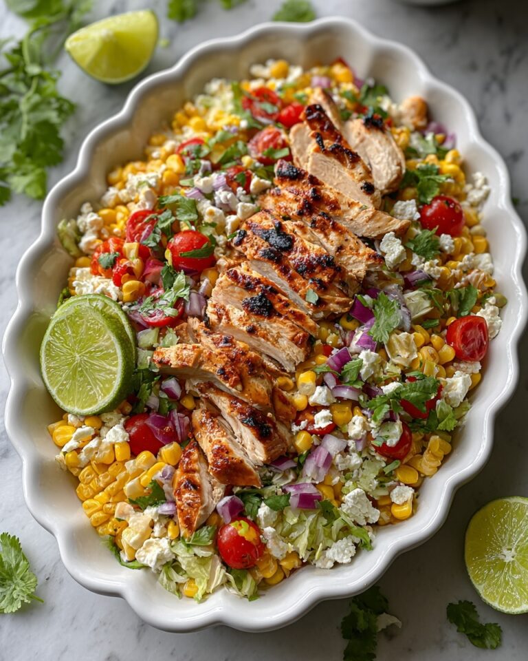 Healthy Street Corn-Inspired Chicken Salad Recipe