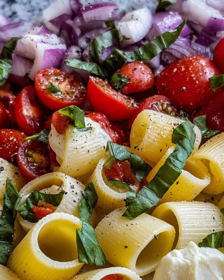 Bruschetta Pasta Salad Recipe
