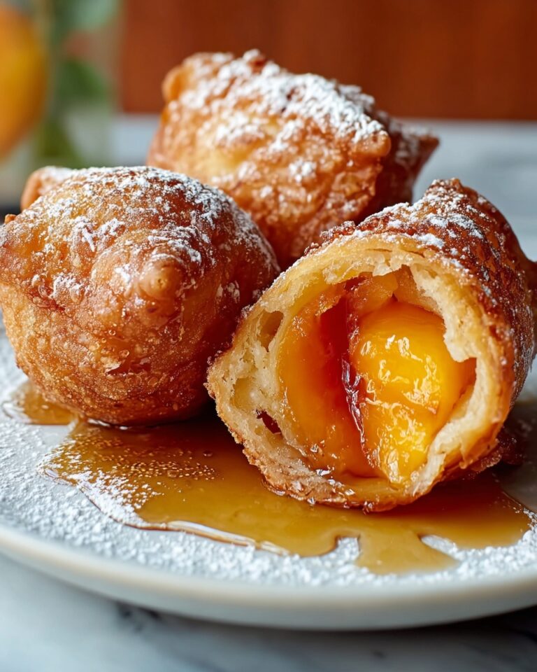 Peach Cobbler Egg Rolls Recipe