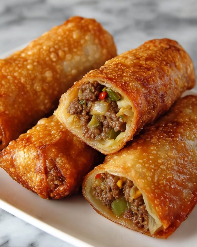 Philly Cheesesteak Egg Rolls Recipe