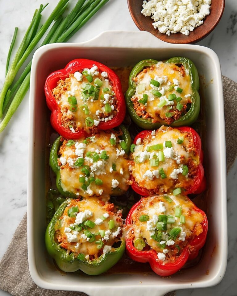 Buffalo Chicken Stuffed Peppers Recipe