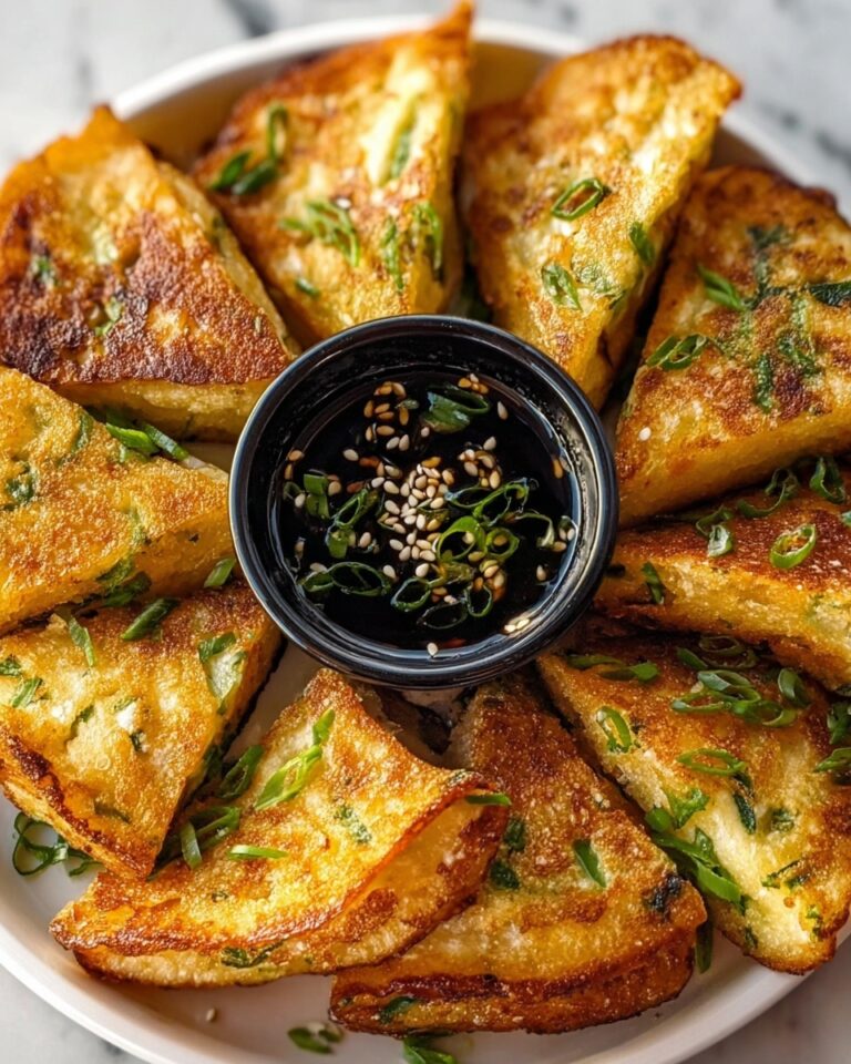 Crispy Vegetable Pancakes with Asian Dipping Sauce Recipe