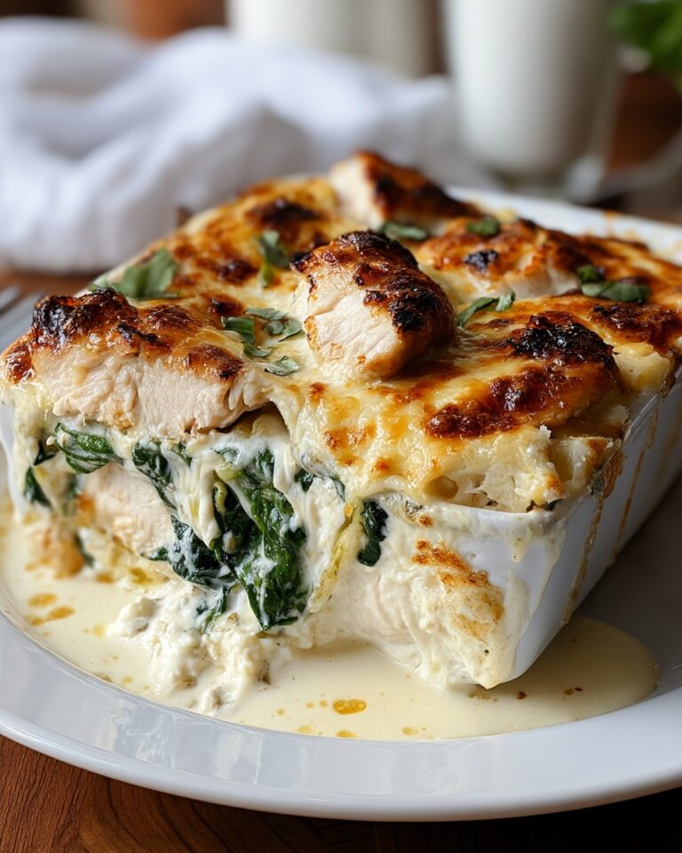 Creamy Chicken and Spinach Casserole Recipe