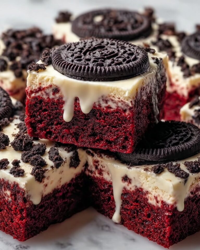 Cookies & Cream Red Velvet Brownies Recipe