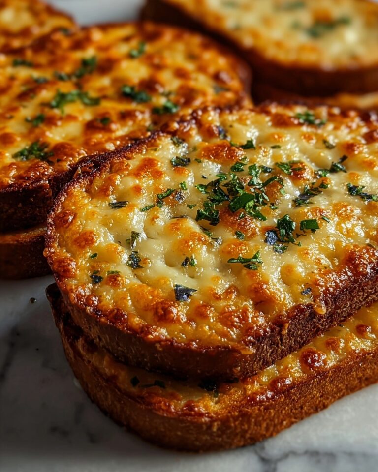 Garlic Toast Pizzas Recipe