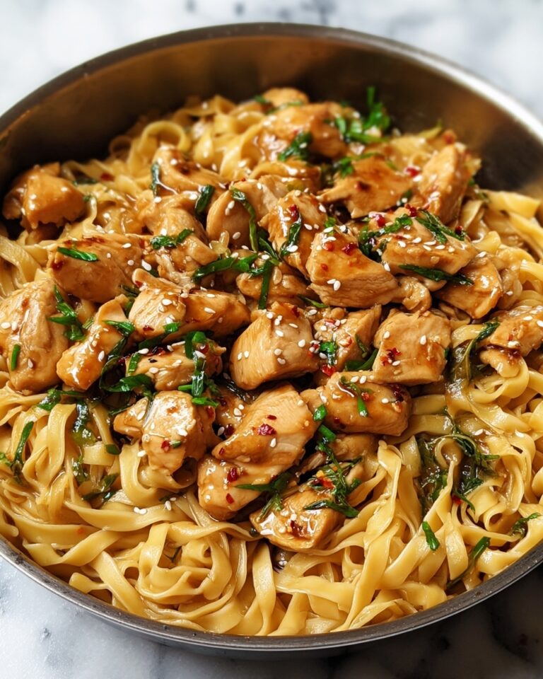 One-Pot Honey Garlic Chicken and Noodles Recipe