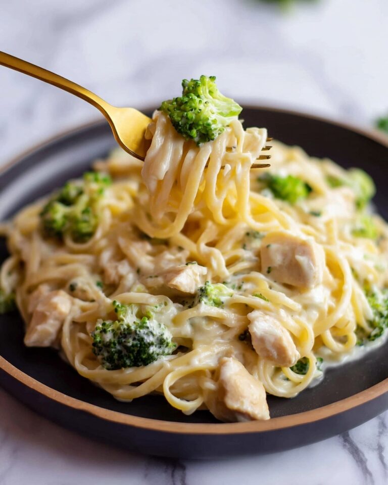 Broccoli Cheddar Noodle Skillet Recipe