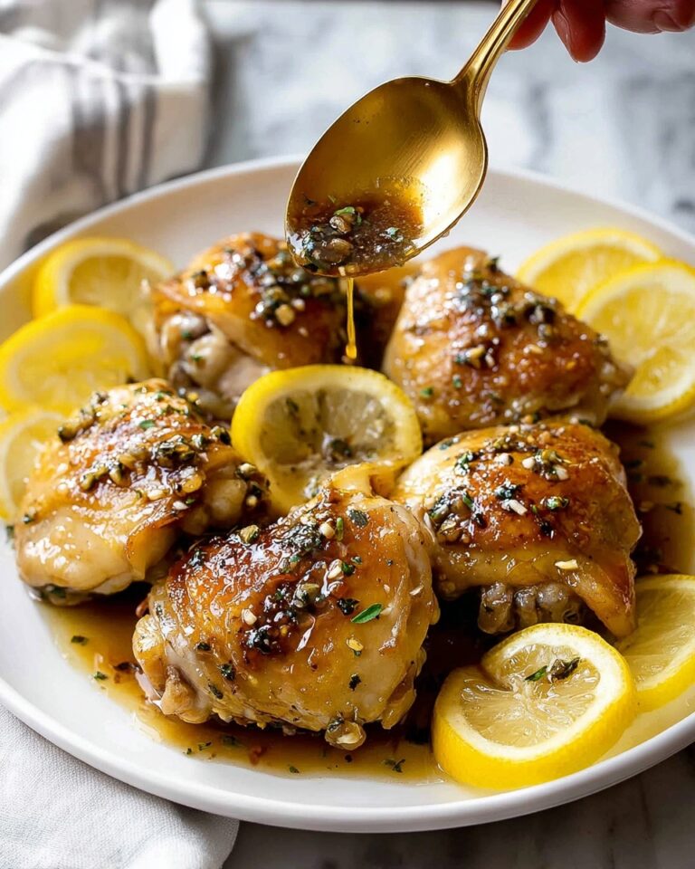 Honey Garlic Lemon Pepper Chicken Thighs Recipe