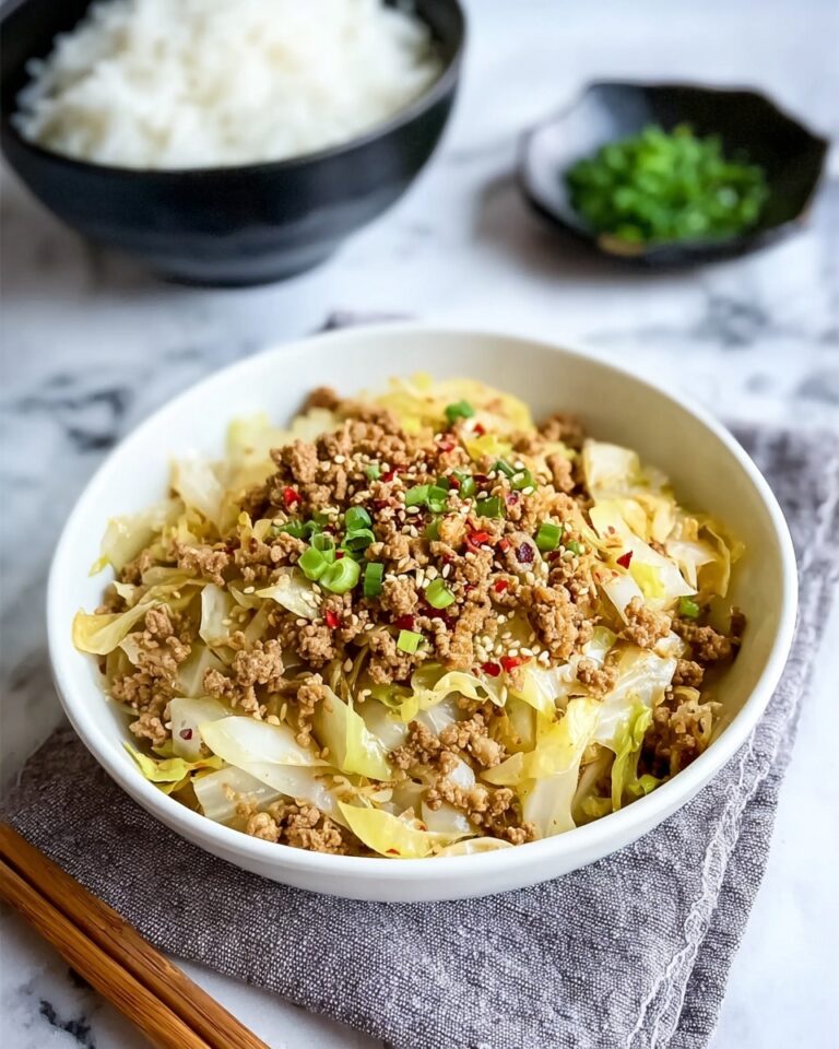 Ground Beef and Cabbage Stir Fry Recipe