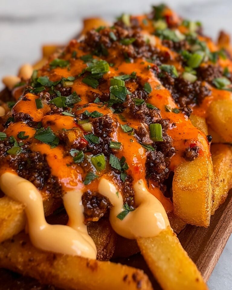 Nduja Beef Loaded Fries Recipe