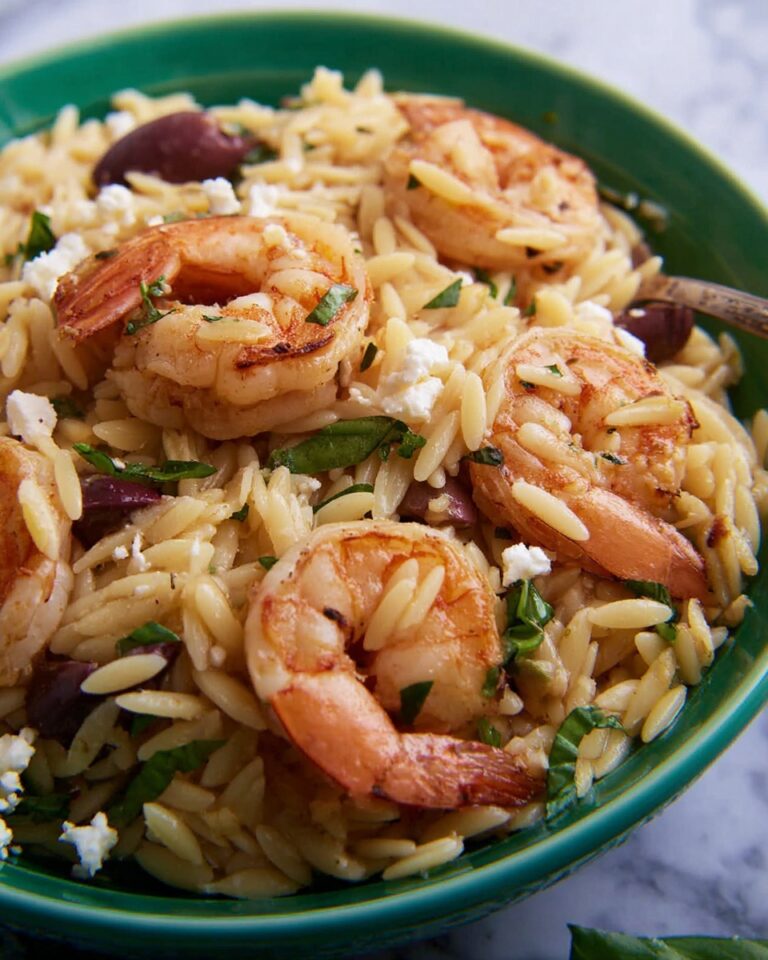 Lemon Shrimp Orzo Recipe